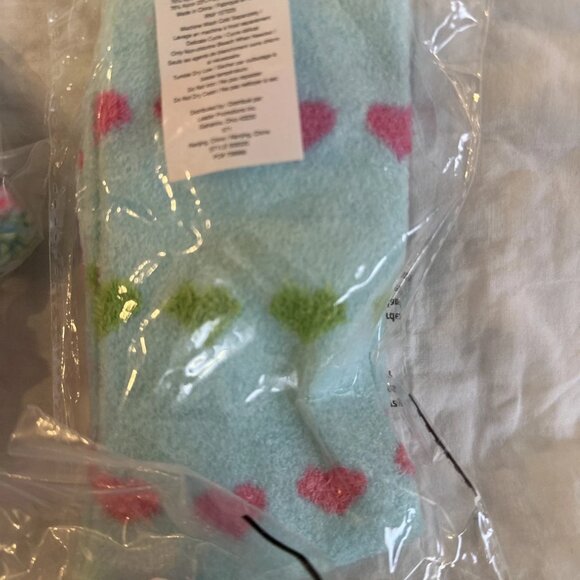 LILLY PULITZER Snuggle In Pouch Sea salt Blue Fruity Flamingo 4 Piece Set NWT - Picture 11 of 12